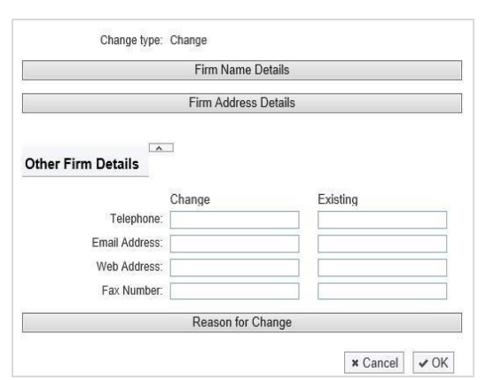 Change of Firm Details – Unipass Agency Management